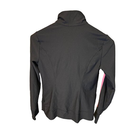 Xersion Black Pink Piping Full Zip Athletic Jacket - Picture 2 of 7
